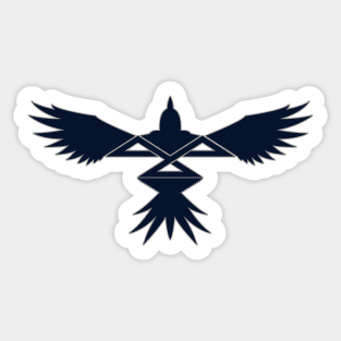 Valhalla Crow Sticker